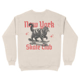 New York Crewneck in Natural - back view