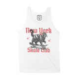 New York Tank Top in White - front view