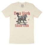 New York Kitten Skate T-Shirt Natural front