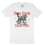 New York Kitten Skate T-Shirt White front