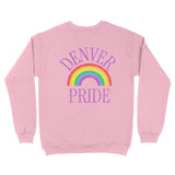 Denver Pride Crewneck Light Pink back