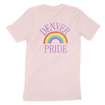 Denver Pride T-Shirt Soft Pink back