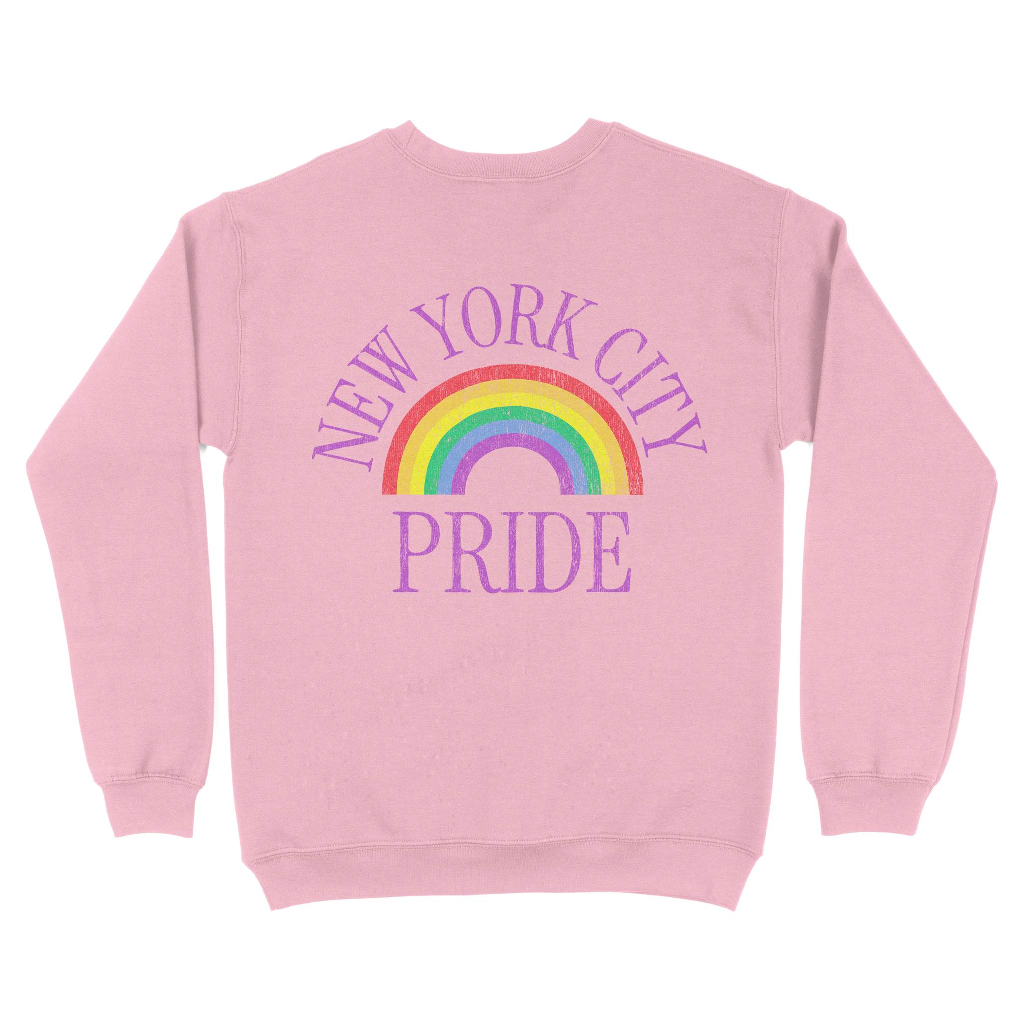 New York Pride Crewneck Light_Pink back