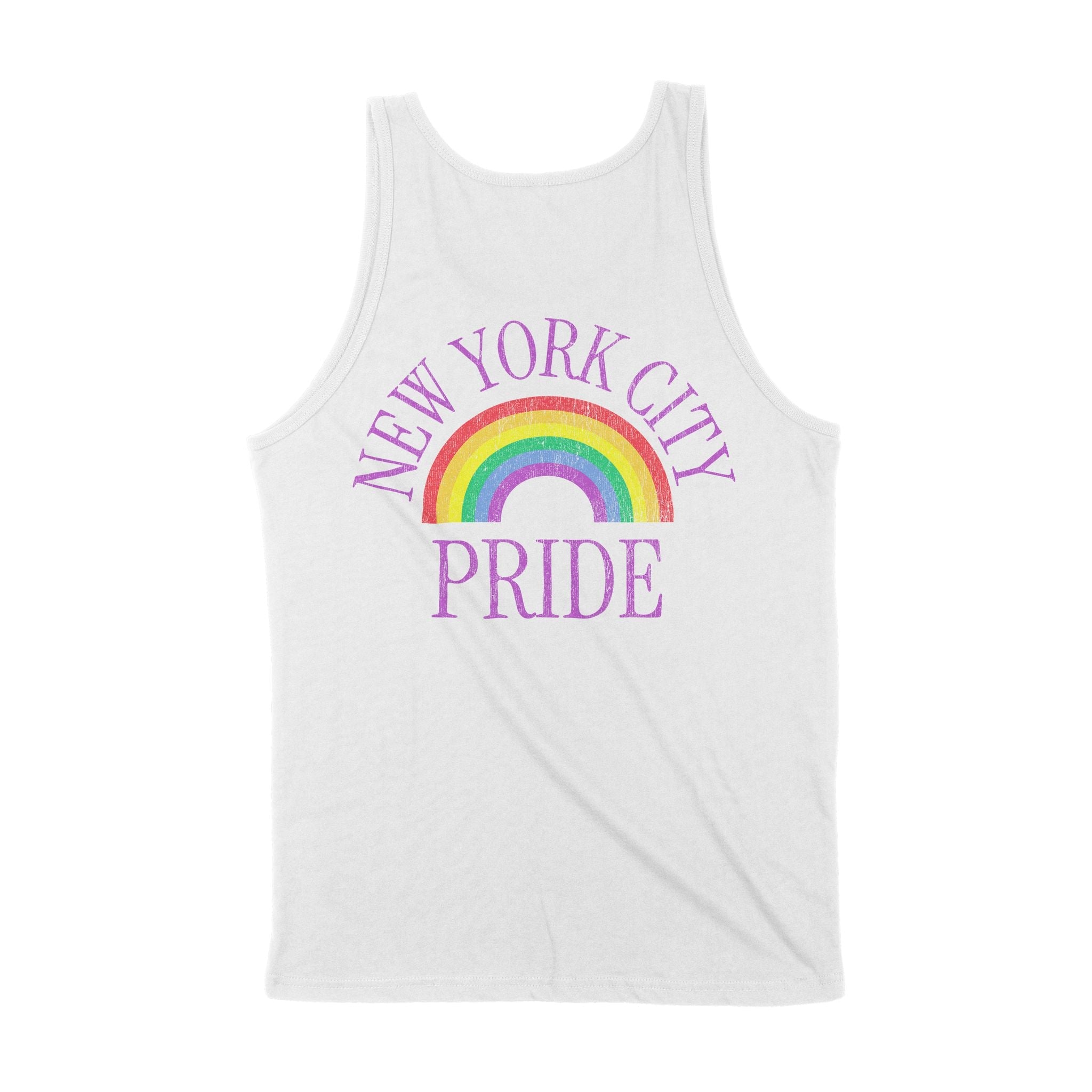 New York Pride Tank Top White back