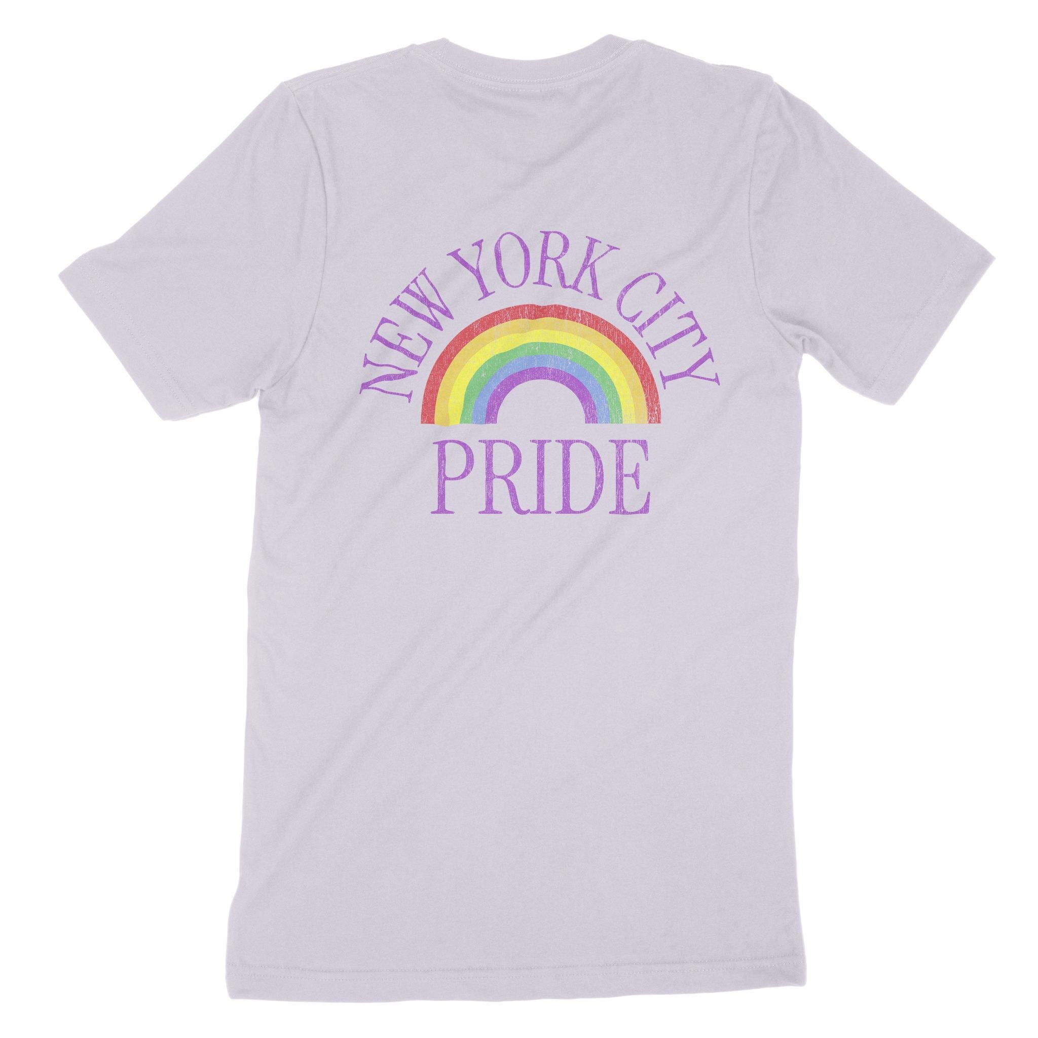 New York Pride T-Shirt Lavender_Dust back