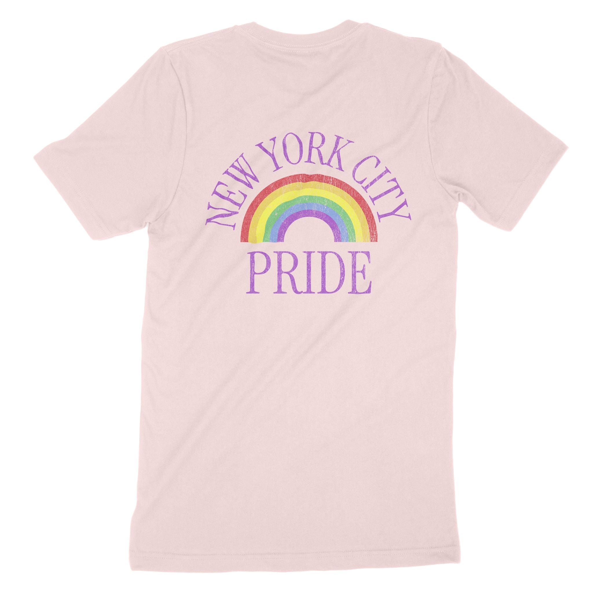 New York Pride T-Shirt Soft_Pink back