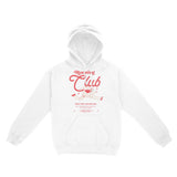Denver Hoodie in White - front view