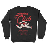 Miami Crewneck in Black - back view