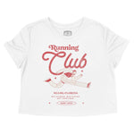 Miami Running Club 3 Cropped Tee White front