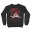 New York Crewneck in Black - back view