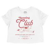 New York Running Club 3 Cropped Tee White front