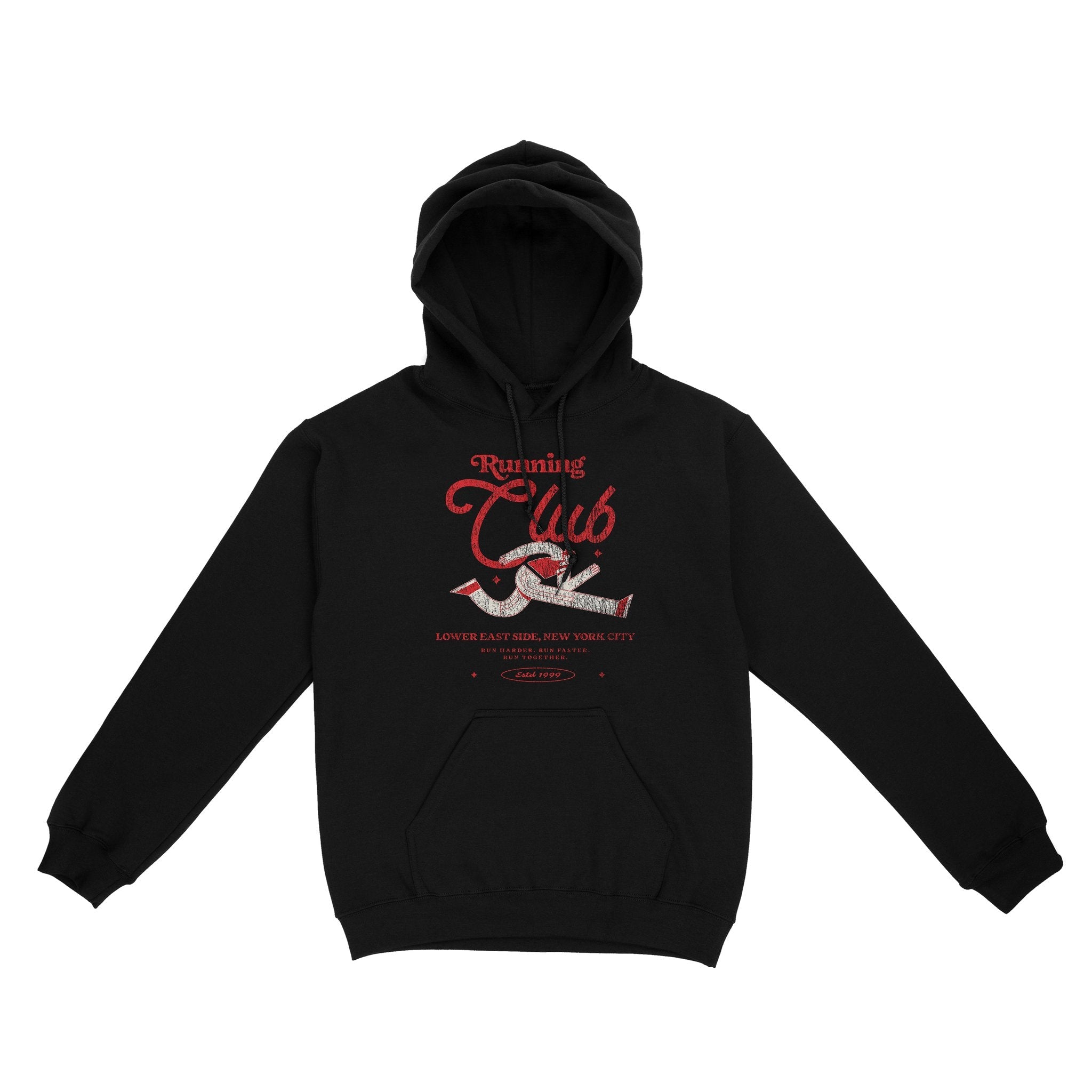 New York Running Club 3 Hoodie Black front
