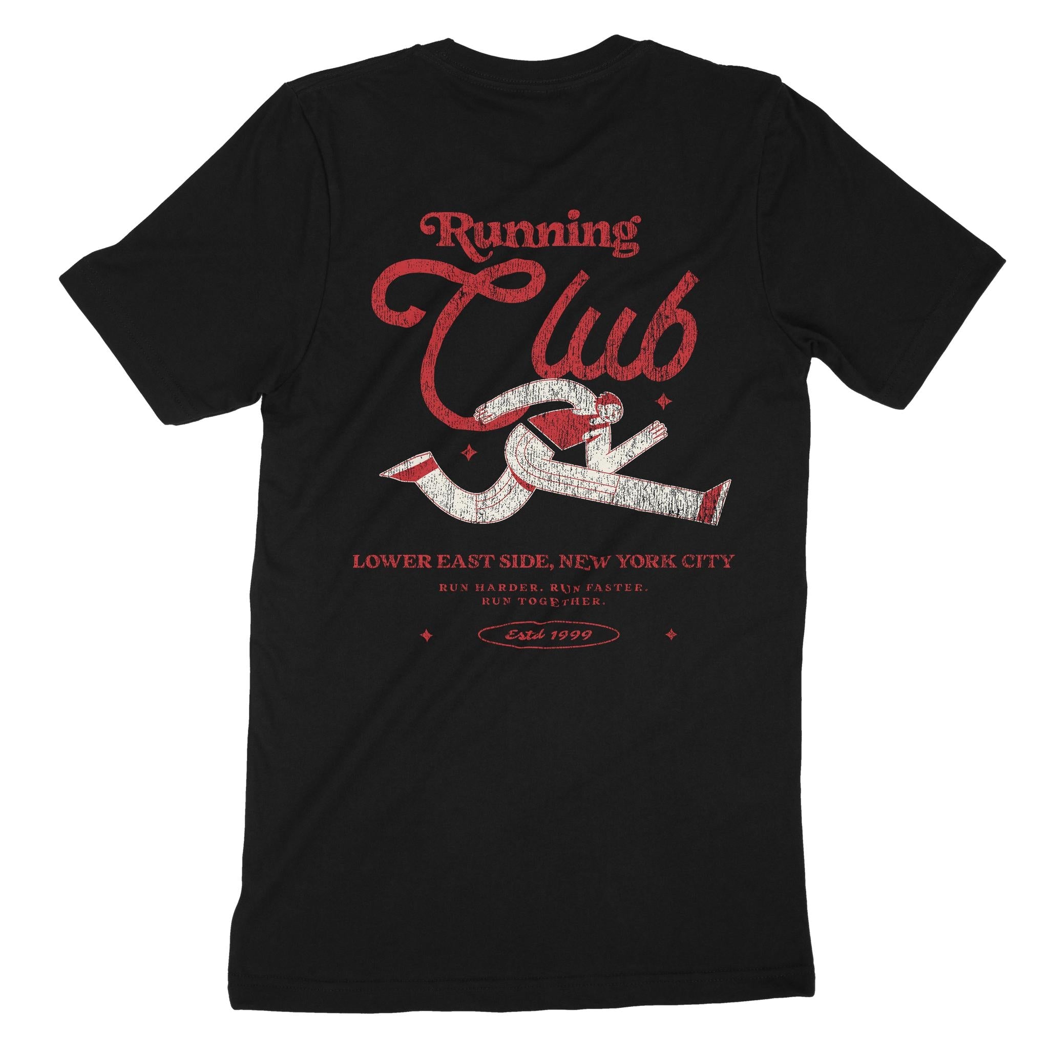 New York Running Club 3 T-Shirt Vintage_Black back