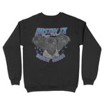 Austin Crewneck in Black - back view