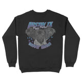 Austin Crewneck in Black - back view