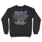 Austin Crewneck in Black - back view