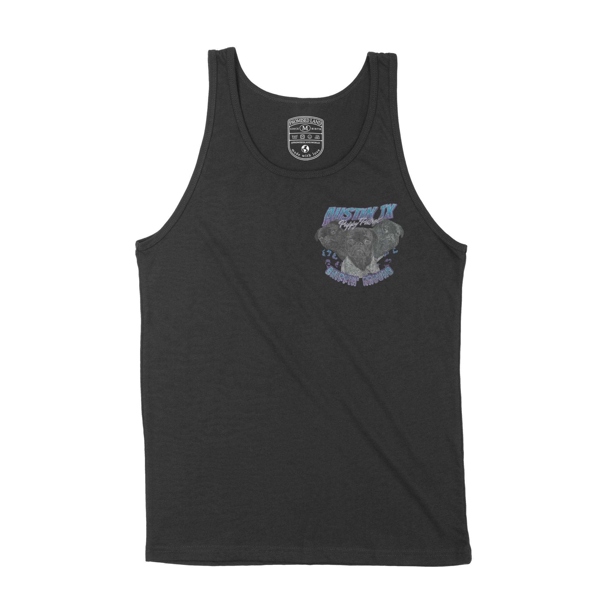 Austin Tank Top in Black - front view