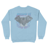 Miami Crewneck in Light Blue - back view