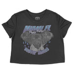 Miami Puppy Patrol Cropped Tee Black front