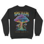 Denver Crewneck in Black - back view