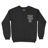 Denver Crewneck in Black - front view