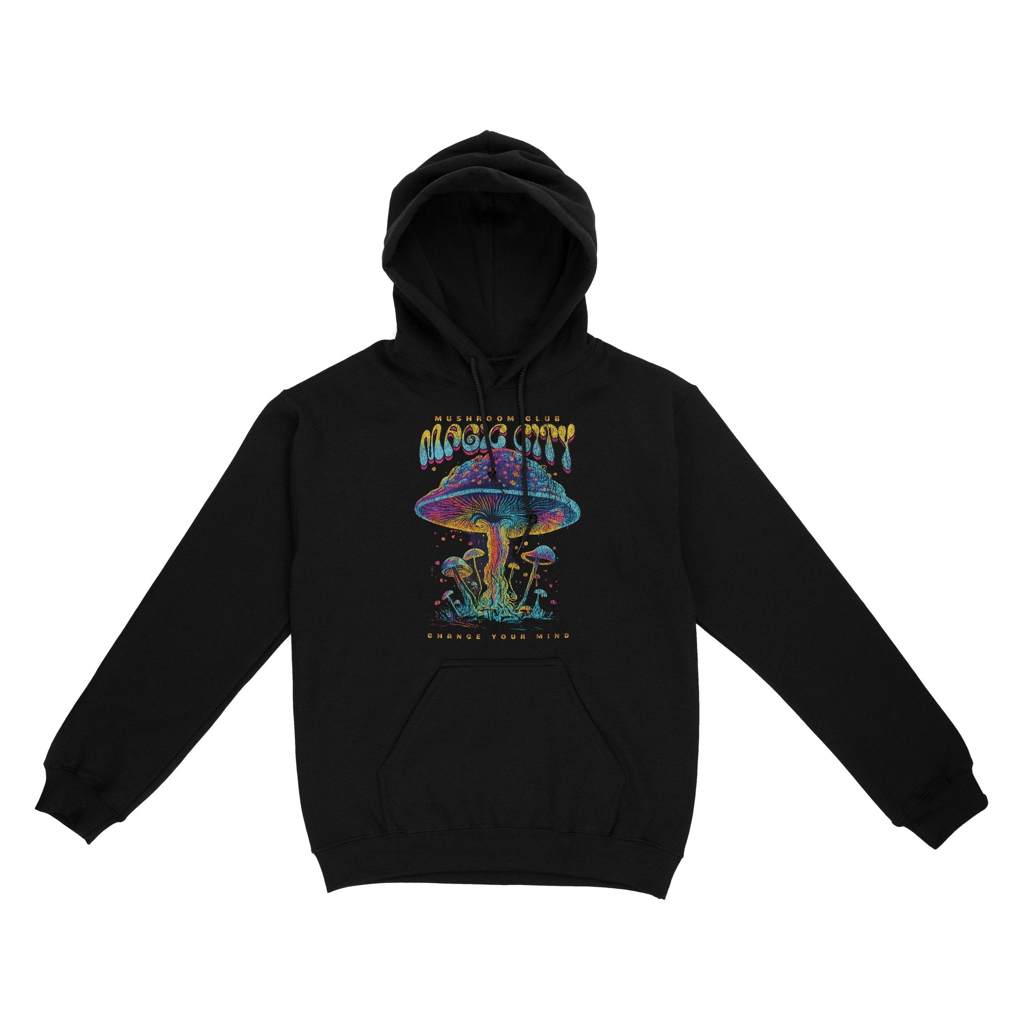 Miami Mushroom Mind 2 Hoodie Black front