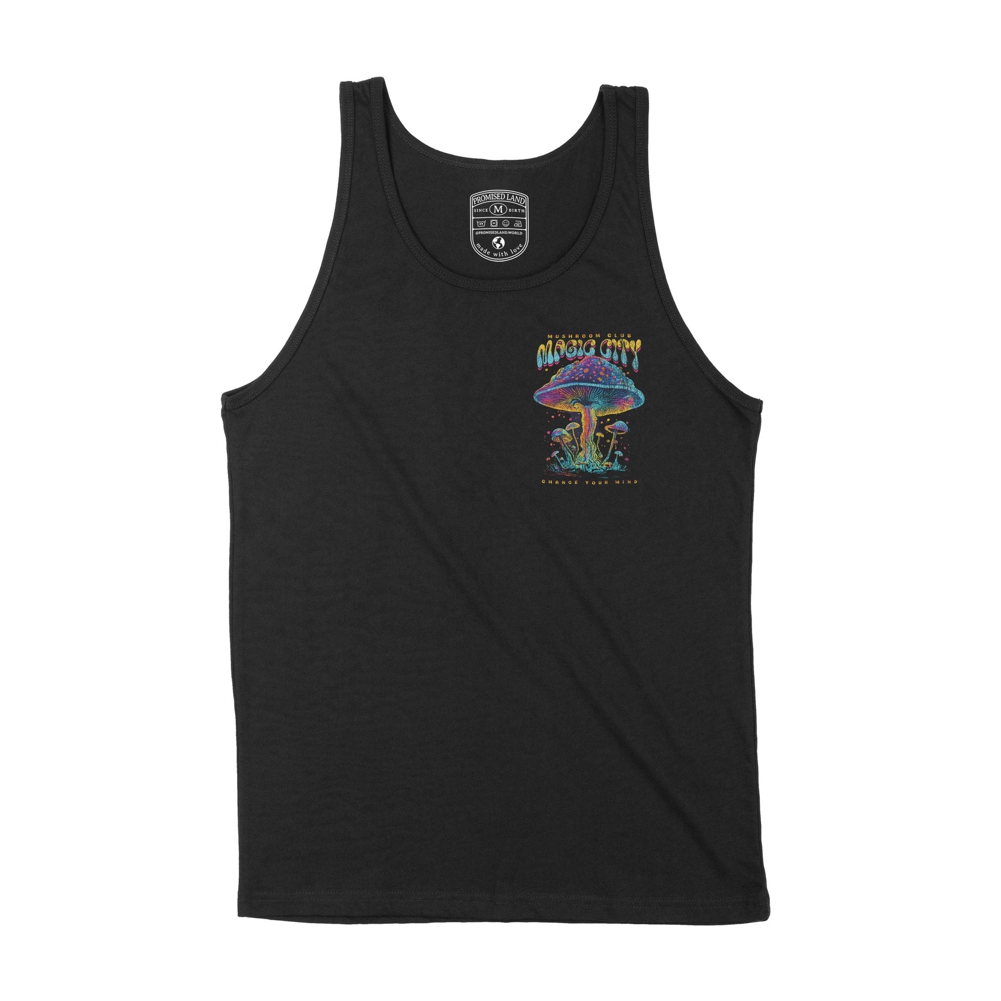 Miami Mushroom Mind 2 Tank Top Black front