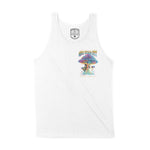 New York Mushroom Mind 2 Tank Top in White - front view