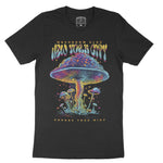 New York Mushroom Mind 2 T-Shirt Black front