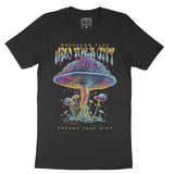 New York Mushroom Mind 2 T-Shirt Black front