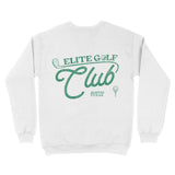 Austin Elite Golf Crewneck White back
