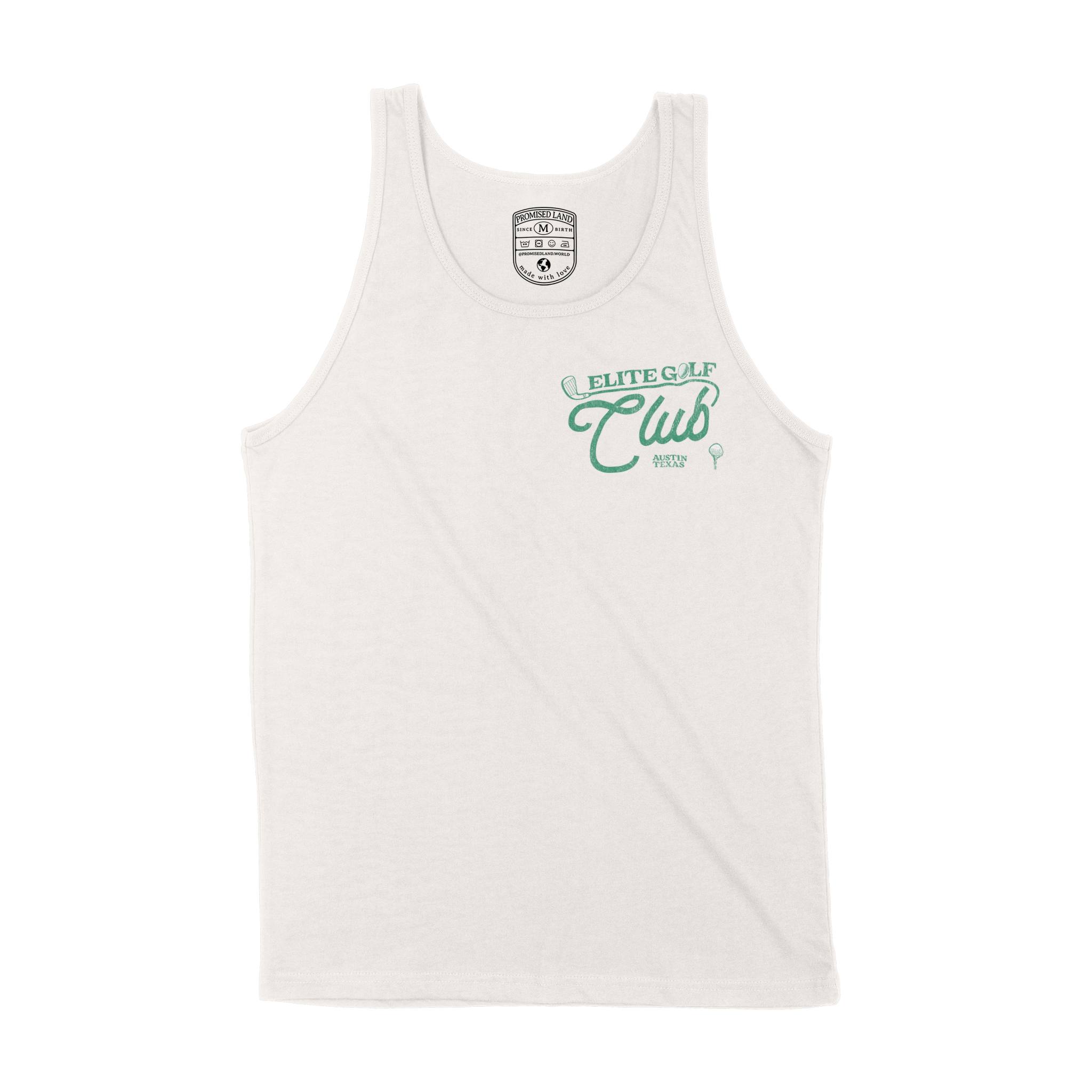 Austin Elite Golf Tank Top in Vintage - front view