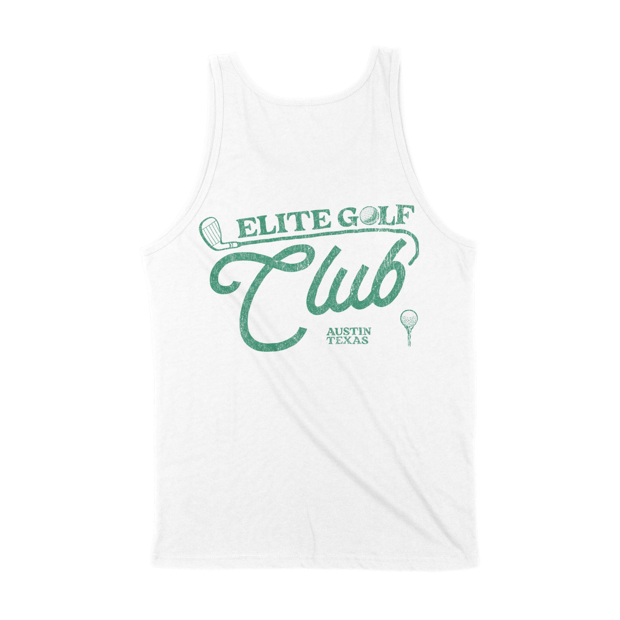 Austin Tank Top in White - back view