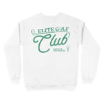 Denver Crewneck in White - back view