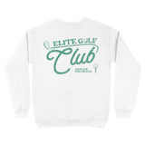 Denver Crewneck in White - back view
