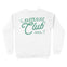 Denver Crewneck in White - back view