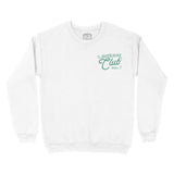Denver Crewneck in White - front view
