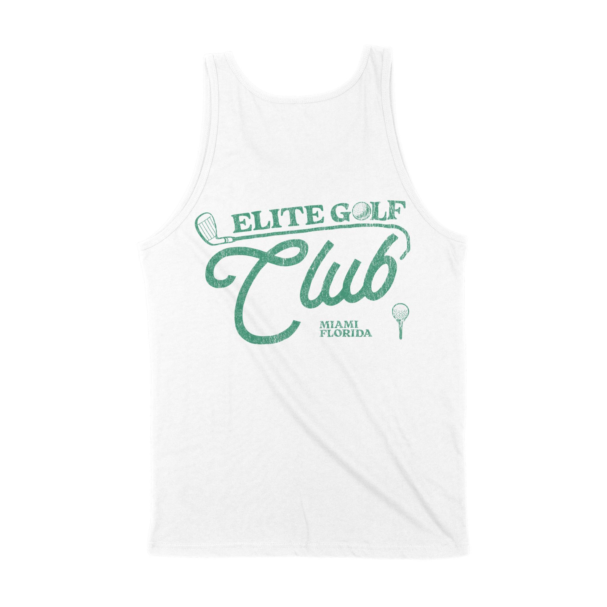 Miami Tank Top in White - back view