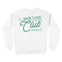 New York Crewneck in White - back view