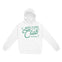 New York Hoodie in White - front view