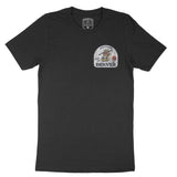 Denver Skater Badge T-Shirt Black front