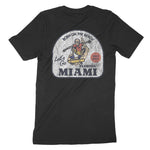 Miami Skater Badge T-Shirt Black back