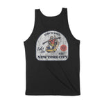 New York Skater Badge Tank Top Black back