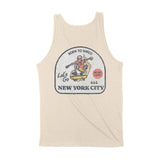 New York Skater Badge Tank Top Natural back