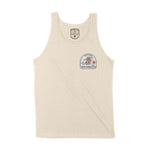 New York Skater Badge Tank Top Natural front