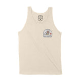 New York Skater Badge Tank Top Natural front