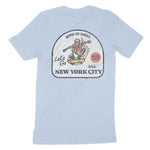New York Skater Badge T-Shirt Baby_Blue back