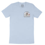 New York Skater Badge T-Shirt Baby_Blue front
