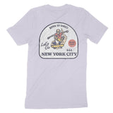 New York Skater Badge T-Shirt Lavender_Dust back