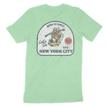 New York Skater Badge T-Shirt Mint back